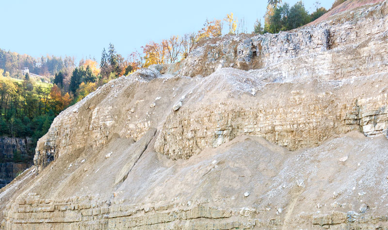 Entstehung des Jura-Kalksteins